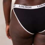 Set van bamboe triangelbeha en string/slip vrouwen zwart Lounge ondergoed 008ZJ195 - Image 9