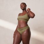 Set van mesh bh en string/slip vrouwen khaki Lounge ondergoed 008ZJ186 - Image 12
