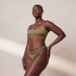 Set van mesh bh en string/slip vrouwen khaki Lounge ondergoed 008ZJ186 - Image 7