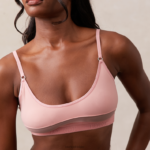 Set van mesh bh en string/slip vrouwen roze Lounge ondergoed 008ZJ184 - Image 10