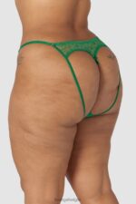 slinky slipje met open achterkant vrouwen smaragd Lounge ondergoed 008ZJ253 - Image 8