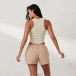 sweatshort x jess hunt vrouwen karamel Lounge kleding 008ZJ812 - Image 6