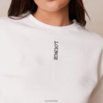 trui met ronde hals vrouwen wit Lounge kleding 008ZJ865 - Image 3