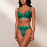 Vogue balconette bh & string/slip set vrouwen smaragd Lounge ondergoed 008ZJ53 - Image 2