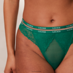 Vogue balconette bh & string/slip set vrouwen smaragd Lounge ondergoed 008ZJ53 - Image 3