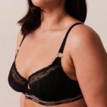 Vogue balconette bh & string/slip set vrouwen zwart Lounge ondergoed 008ZJ69 - Image 15