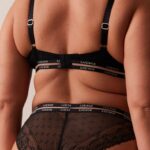 Vogue balconette bh & string/slip set vrouwen zwart Lounge ondergoed 008ZJ69 - Image 17