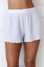 zachte pyjamabroek met wafelpatroon vrouwen vorst Lounge kleding 008ZJ928