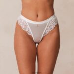 zijden string vrouwen wit Lounge ondergoed 008ZJ641